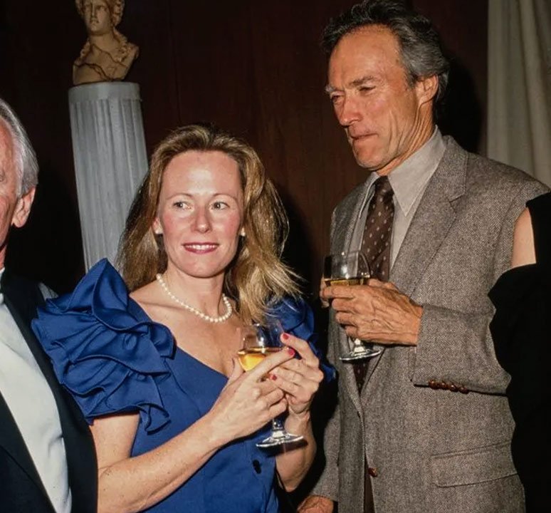 Clint Eastwood and Jacelyn Reeves