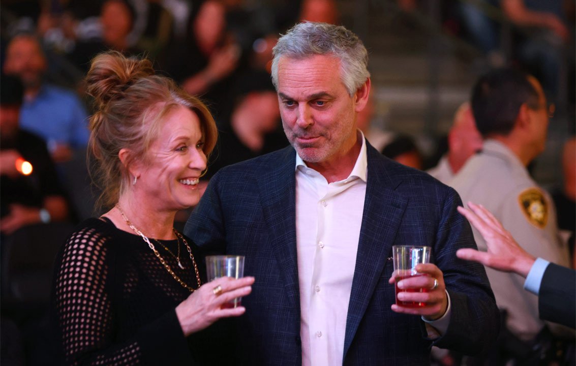 Colin Cowherd and Ann Cowherd