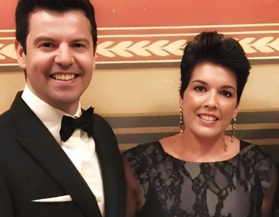 Evelyn Melendez and Jordan Knight