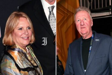 Janet Condra and Larry Bird