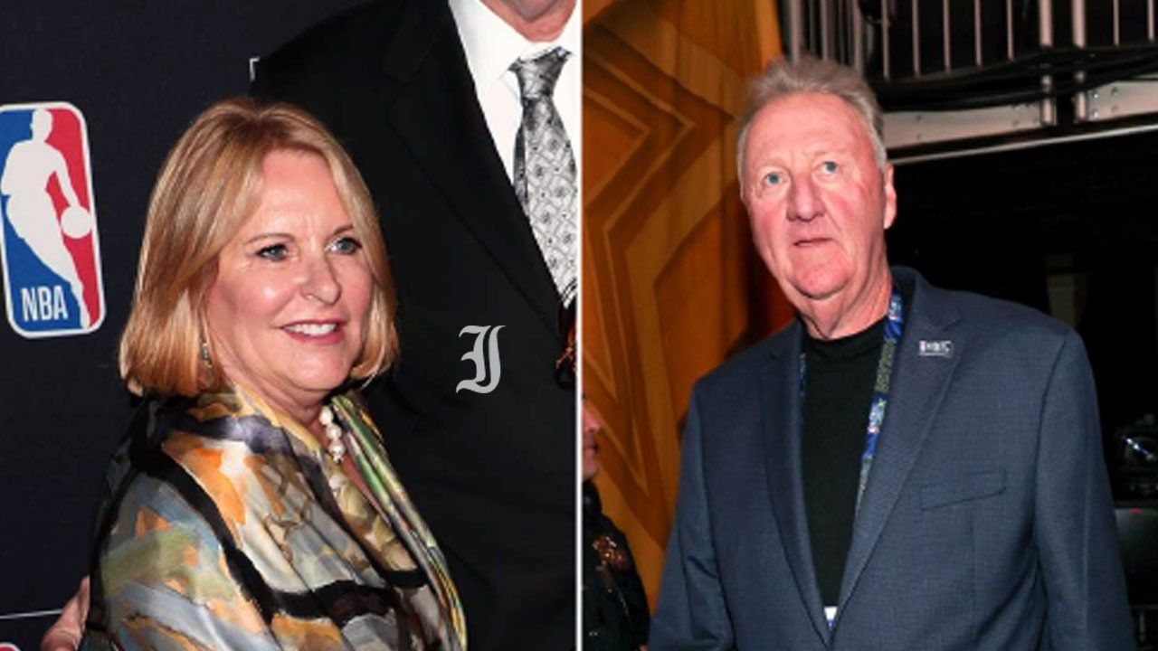 Janet Condra and Larry Bird