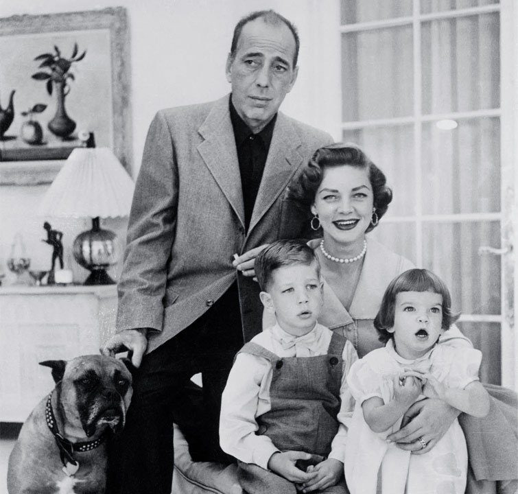 Lauren Bacall and Humphrey Bogart