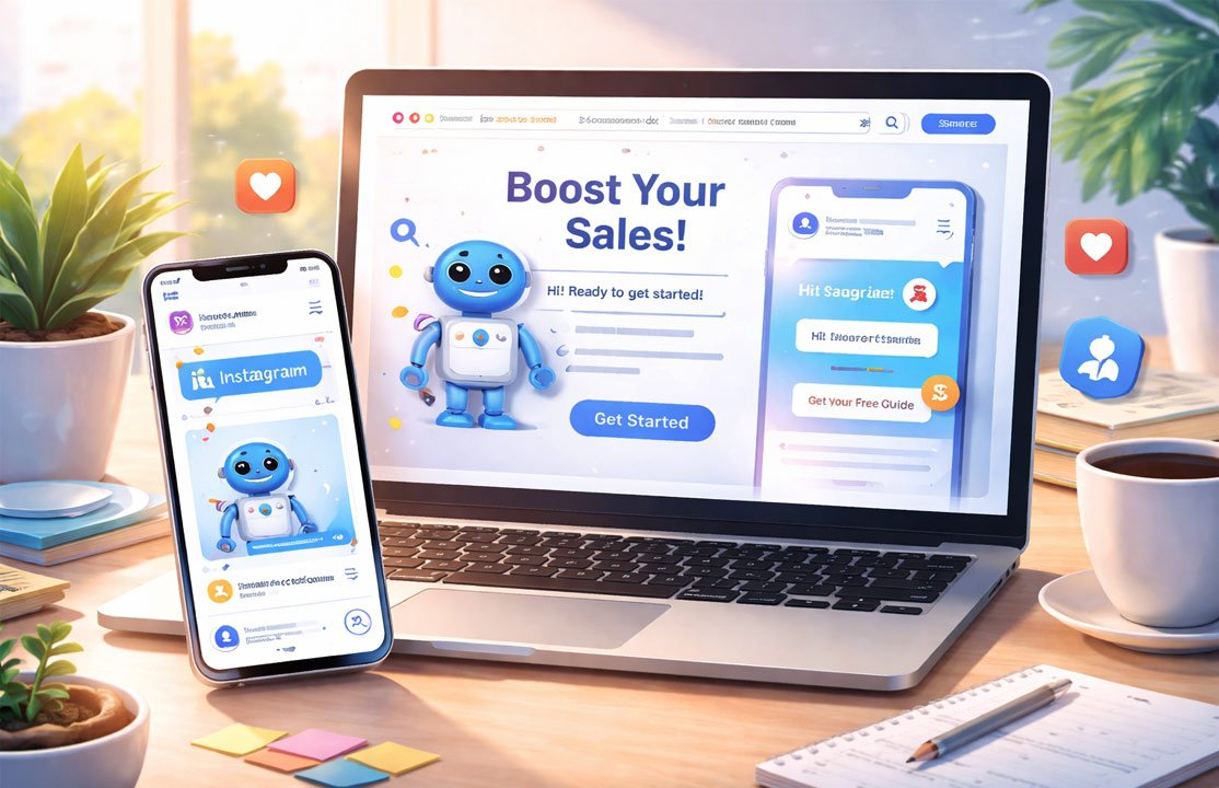 Free Instagram Chatbot + Great Landing Page = More Sales (Here’s How)