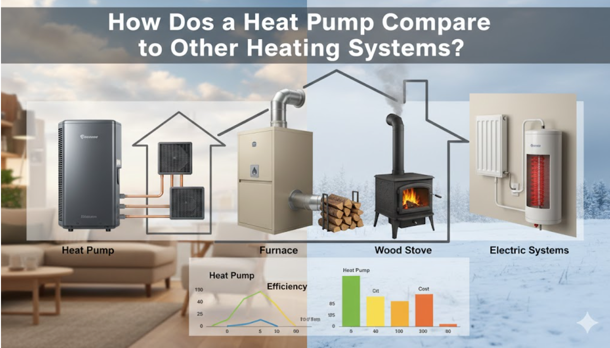 How Does a Heat Pump Compare to Other Heating Systems?