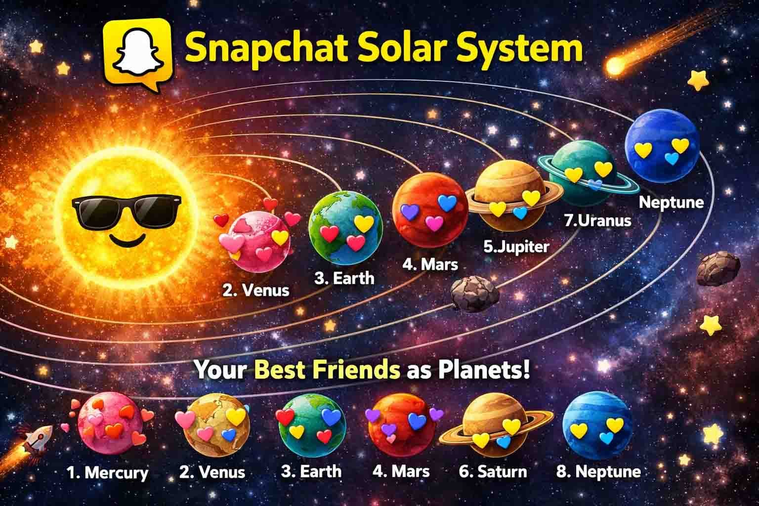Snapchat Solar System What Your Planet Really Says About Your 
