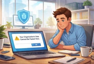 Your Organization’s Data Cannot Be Pasted Here