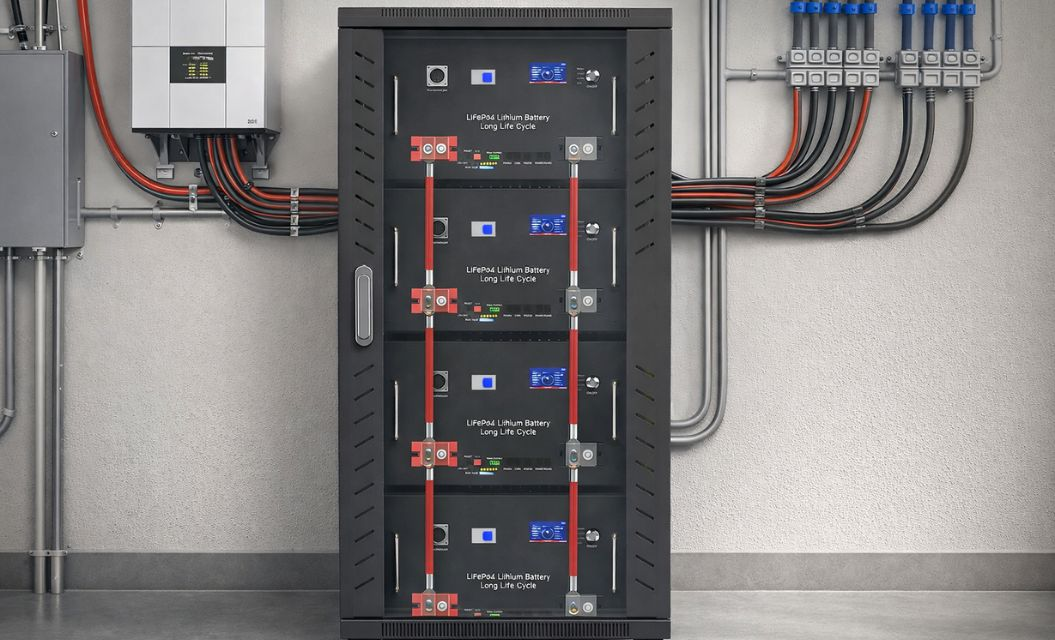 Solar Battery Storage Cabinet