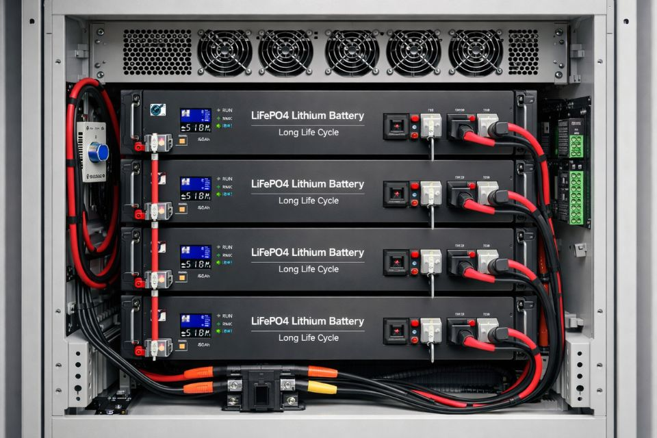 Solar Battery Storage Cabinet
