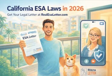 California ESA Laws in 2026: Get Your Legal Letter at RealEsaLetter.com
