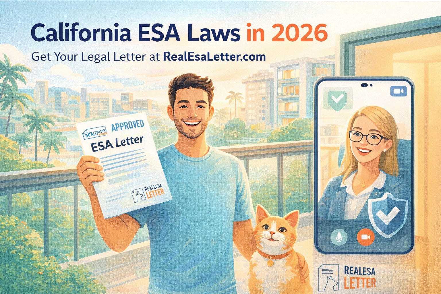 California ESA Laws in 2026: Get Your Legal Letter at RealEsaLetter.com