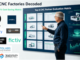 In a state-of-the-art command center, a leading OEM executive is conducting an in-depth analysis of a strategic assessment matrix; this matrix benchmarks eight top-tier CNC machining facilities across key dimensions such as automation, networking capabilities, engineering expertise, and certifications.