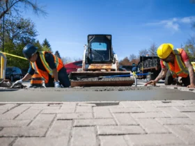 Hotel Parking Lot Construction