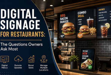 Digital Signage for Restaurants