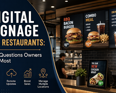 Digital Signage for Restaurants