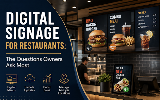 Digital Signage for Restaurants